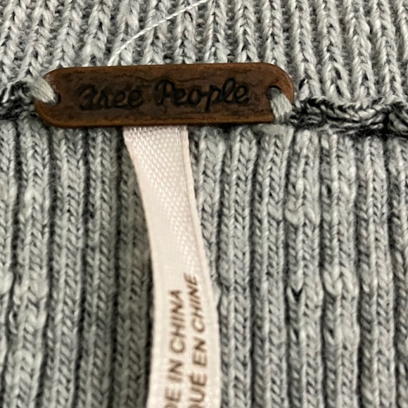 Free People Body sleeveless ribbed dress form fit mid calf length grey Size Sm - Picture 3 of 6